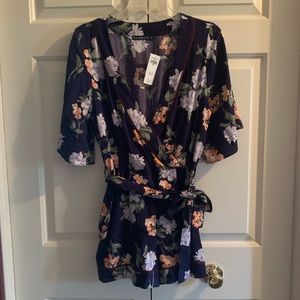 NWT Abercrombie and Fitch Floral Romper